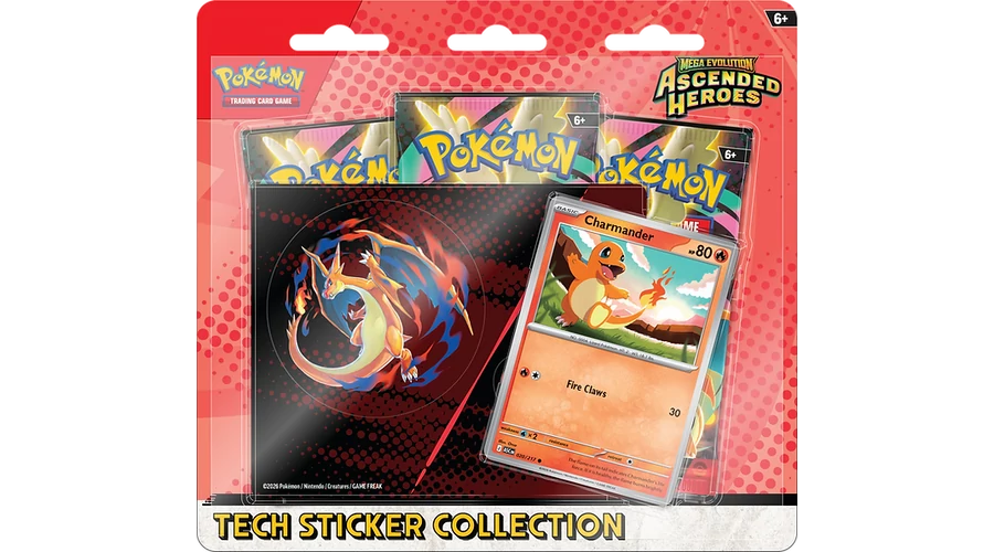 [ELŐRENDELÉS] Ascended Heroes - Tech Sticker Collection - Charmander